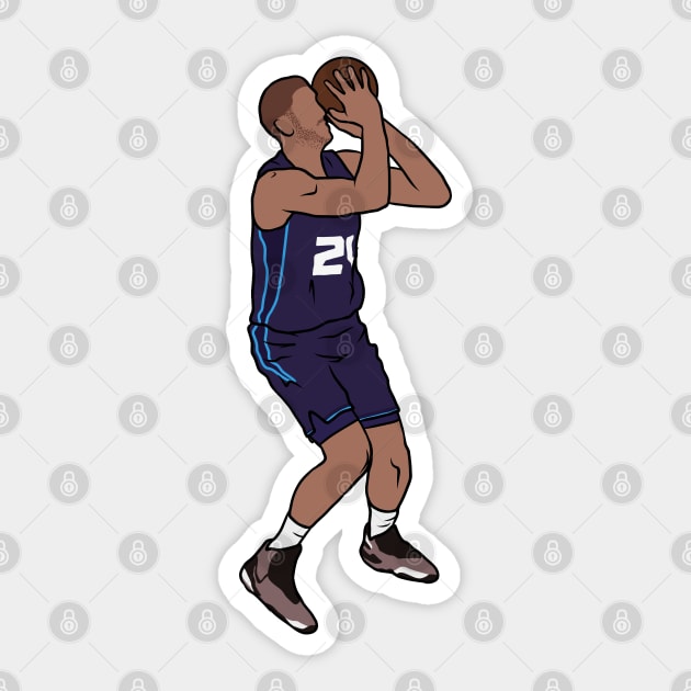 Mason Plumlee Lefty Jumper Sticker by rattraptees